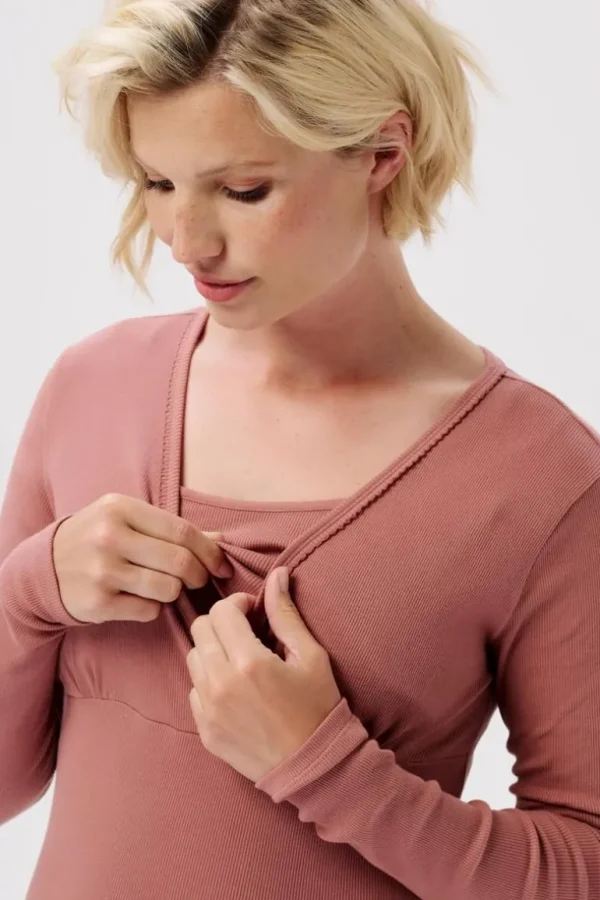 Noppies Nachtkleding & Loungewear | Ondergoed<Nachtjapon Met Voedingsfunctie Alisa - Burlwood