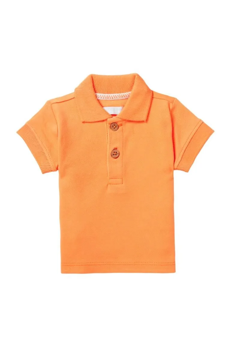poloshirt_berryville__tan_0.webp Noppies T-Shirts<Poloshirt Berryville - Tangerine