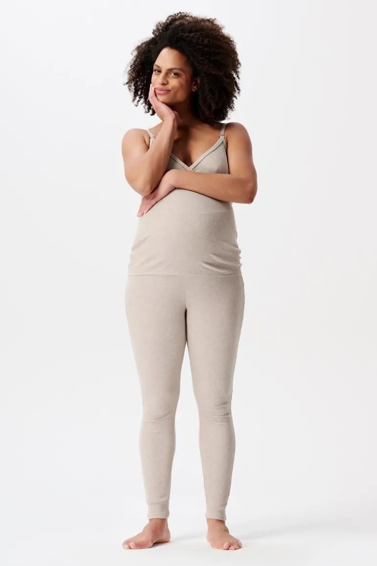 pyjamabroek_gabri__taupe__8.webp Noppies Ondergoed | Nachtkleding & Loungewear<Pyjamabroek Gabri - Taupe Melange