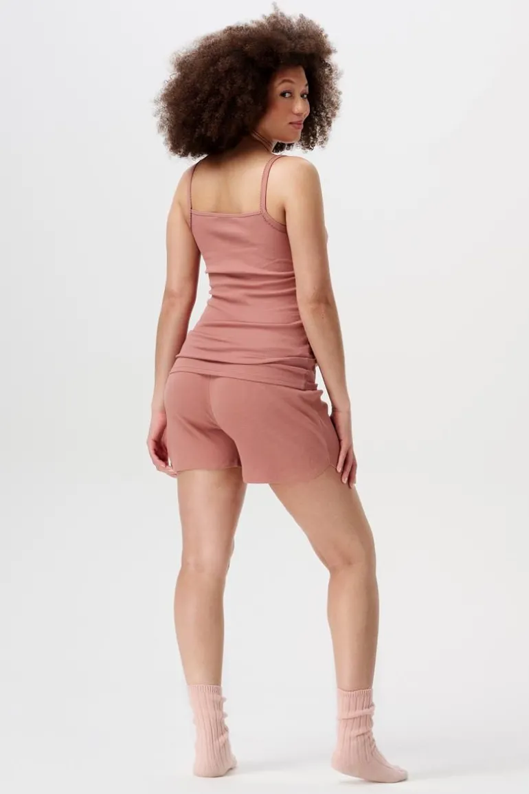 pyjamashort_jada__burlwoo_1.webp Noppies Ondergoed | Nachtkleding & Loungewear<Pyjamashort Jada - Burlwood