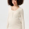 Noppies Ondergoed | Nachtkleding & Loungewear<Pyjamatop Met Voedingsfunctie Amala - Oatmeal