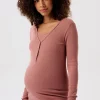 Noppies Nachtkleding & Loungewear | Ondergoed<Pyjamatop Met Voedingsfunctie Amala - Burlwood