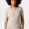 Noppies Nachtkleding & Loungewear | Ondergoed<Pyjamatop Met Voedingsfunctie Renate - Taupe Melange