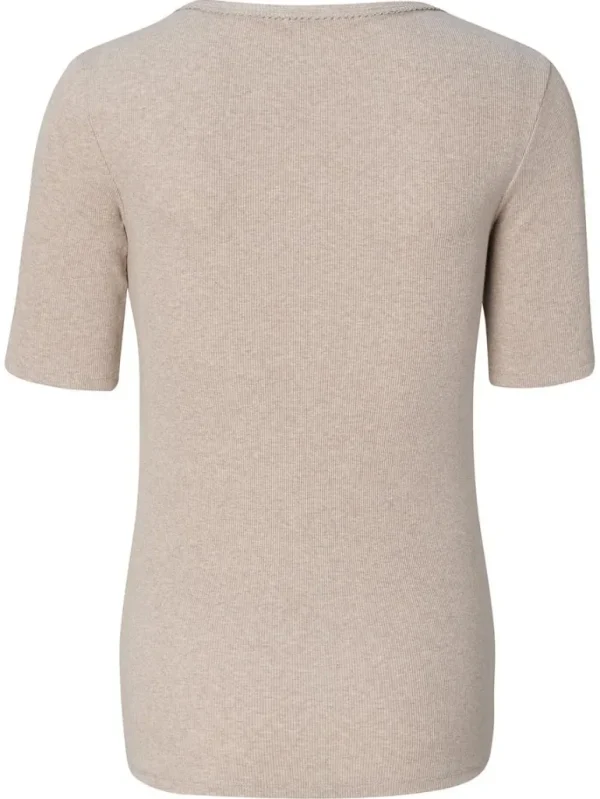 Noppies Nachtkleding & Loungewear | Ondergoed<Pyjamatop Met Voedingsfunctie Renate - Taupe Melange