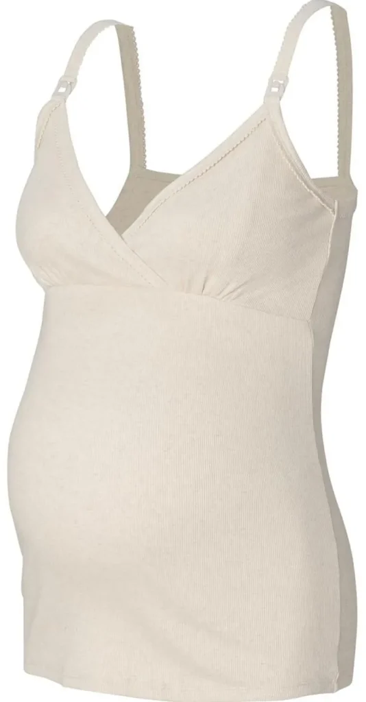 Noppies Nachtkleding & Loungewear | Ondergoed<Pyjamatop Met Voedingsfunctie Maja - Oatmeal