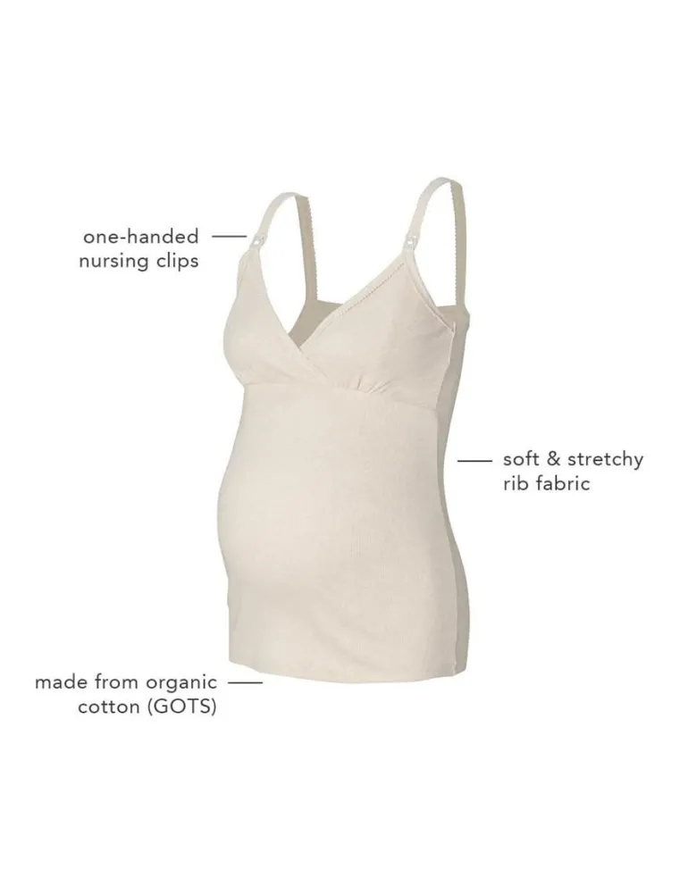 pyjamatop_met_voedingsfun_7-2.webp Noppies Nachtkleding & Loungewear | Ondergoed<Pyjamatop Met Voedingsfunctie Maja - Oatmeal
