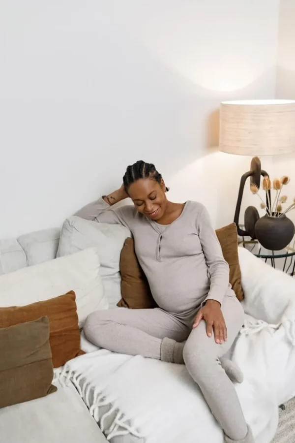 Noppies Nachtkleding & Loungewear | Ondergoed<Pyjamatop Met Voedingsfunctie Amala - Taupe Melange
