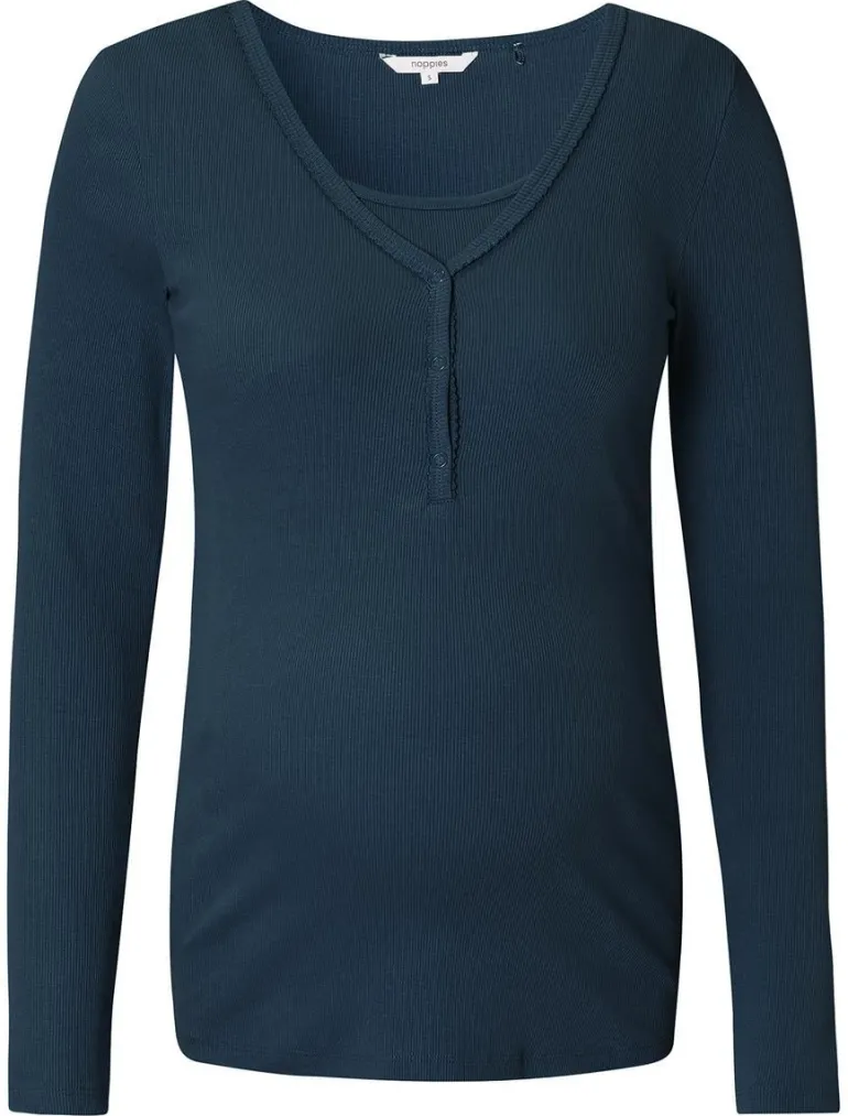 pyjamatop_met_voedingsfun_8-3.webp Noppies Nachtkleding & Loungewear | Ondergoed<Pyjamatop Met Voedingsfunctie Amala - Night