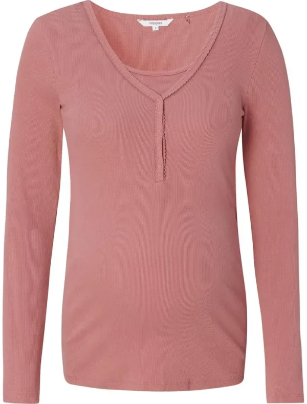 Noppies Nachtkleding & Loungewear | Ondergoed<Pyjamatop Met Voedingsfunctie Amala - Burlwood