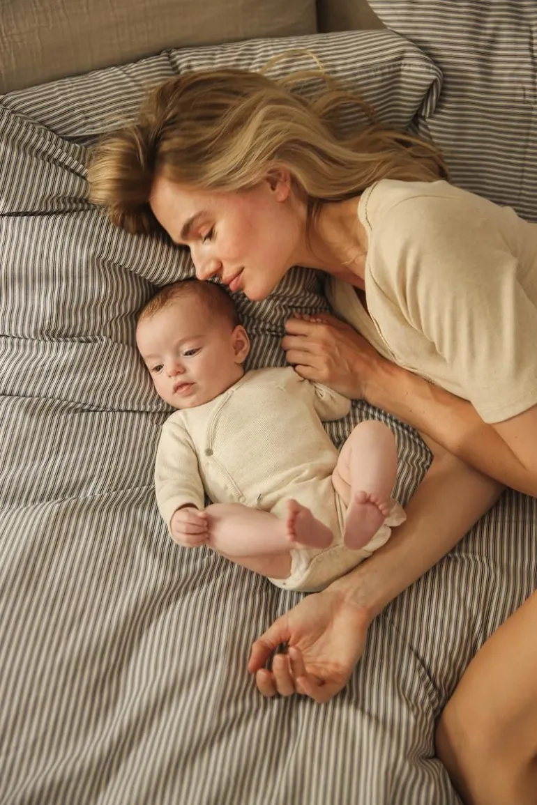 romper_nino__oatmeal_5.webp Noppies Basics | Rompers<Romper Nino - Oatmeal