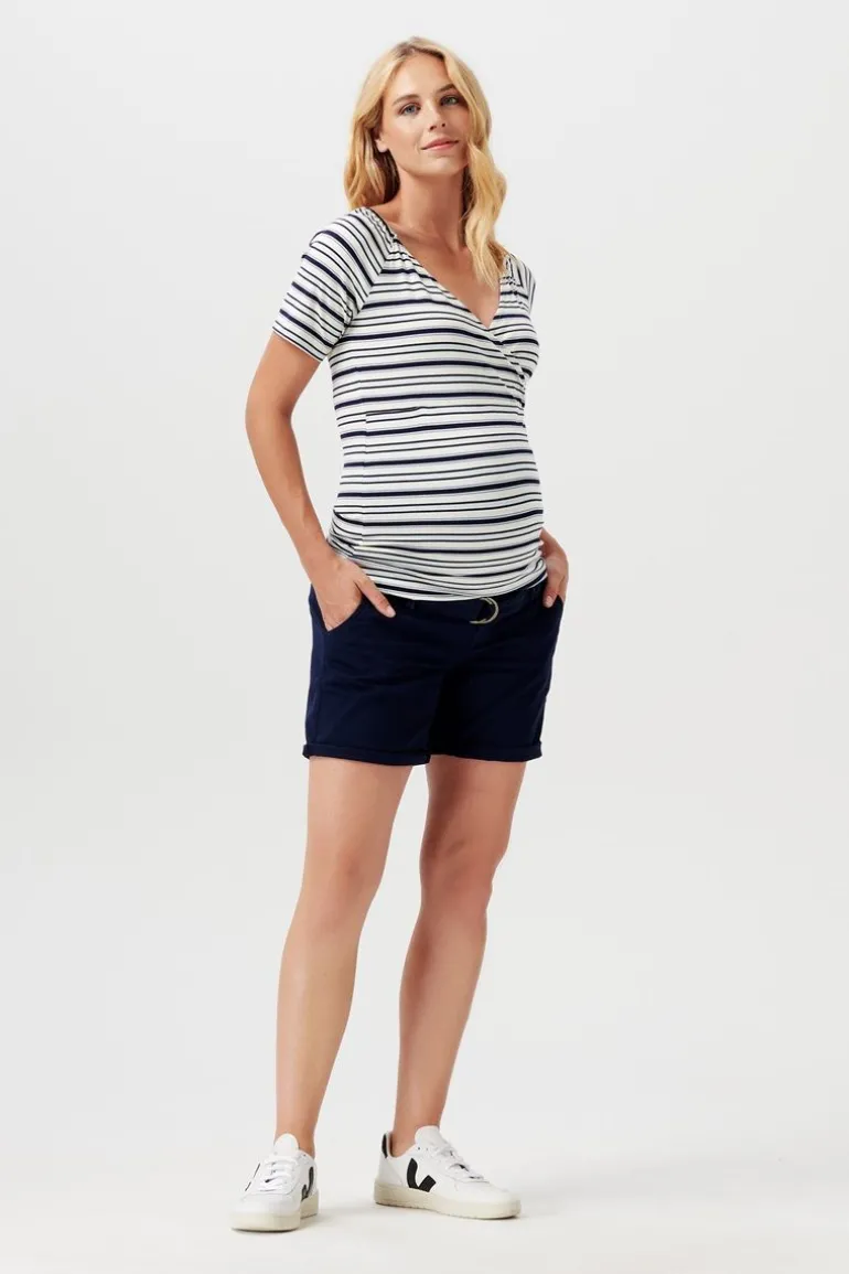 shorts_brooklyn__peacoat_7.webp Noppies Korte Broeken | Broeken<Shorts Brooklyn - Peacoat