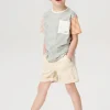 Noppies Korte Broeken | Broeken<Shorts Denison - Whisper White