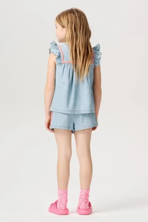 Noppies Korte Broeken | Broeken<Shorts Eleison - Light Blue Wash