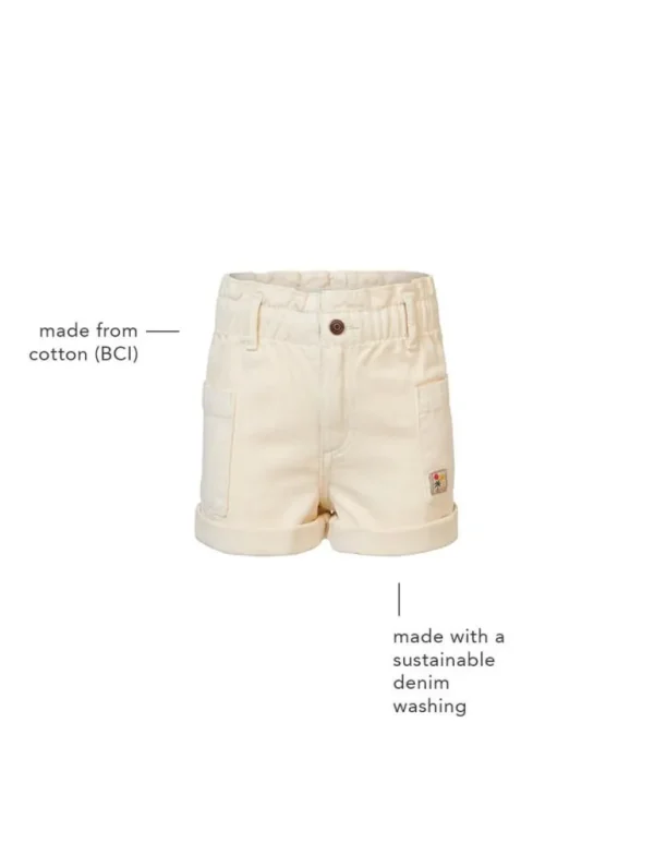 Noppies Korte Broeken | Broeken<Shorts Erda - Whisper White