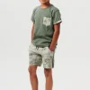 Noppies Korte Broeken | Broeken<Shorts Redington - Willow Grey