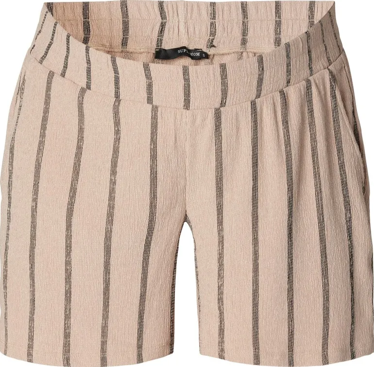 shorts_stripe__oxford_tan_2.webp Noppies Korte Broeken | Broeken<Shorts Stripe - Oxford Tan
