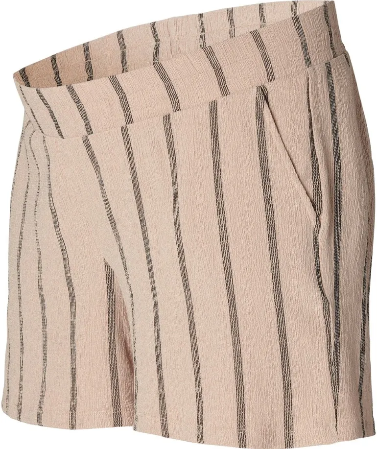 shorts_stripe__oxford_tan_4.webp Noppies Korte Broeken | Broeken<Shorts Stripe - Oxford Tan