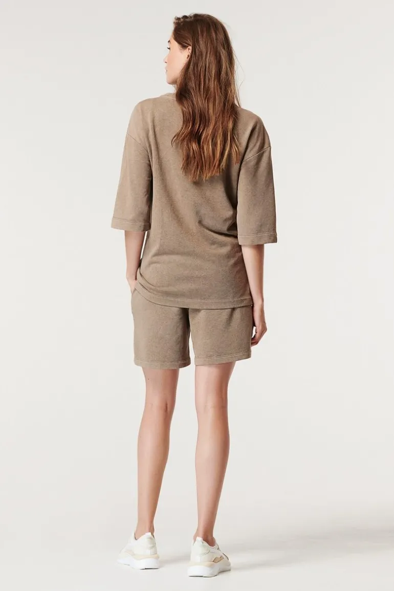 shorts_sweat__desert_taup_1.webp Noppies Korte Broeken | Broeken<Shorts Sweat - Desert Taupe