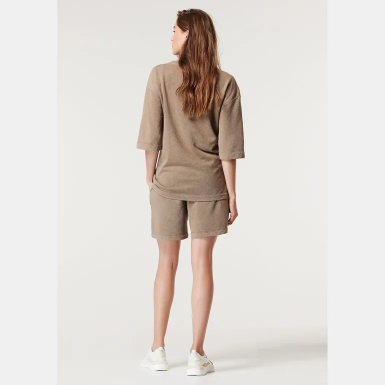 shorts_sweat__desert_taup_6.webp Noppies Korte Broeken | Broeken<Shorts Sweat - Desert Taupe