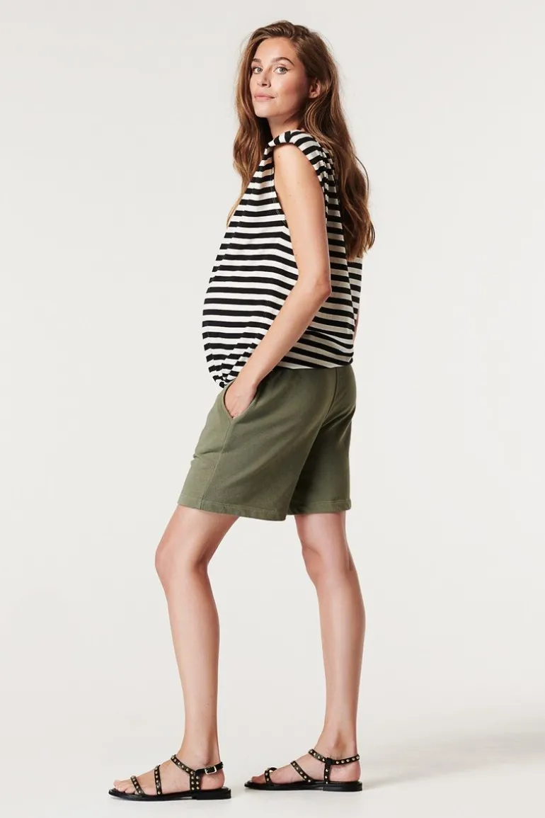 shorts_sweat__vetiver_12.webp Noppies Korte Broeken | Broeken<Shorts Sweat - Vetiver