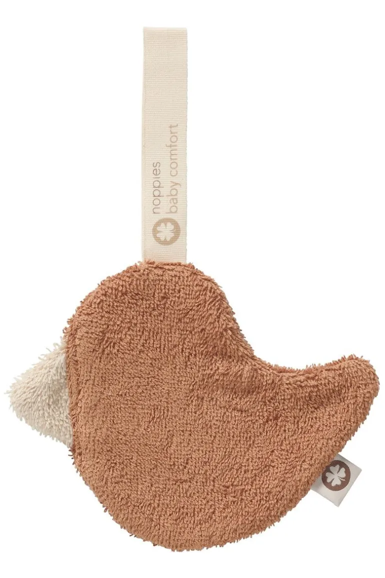 speendoekje_duck_pacifier_1-2.webp Noppies Slabbetjes & Doekjes | Thuis<Speendoekje Duck Pacifier Cloth - Indian Tan