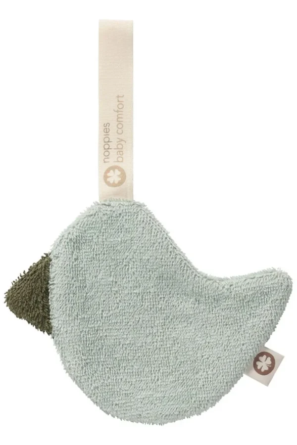 Noppies Slabbetjes & Doekjes | Thuis<Speendoekje Duck Pacifier Cloth - Puritan Gray