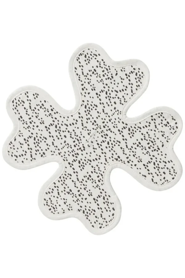 Noppies Slabbetjes & Doekjes | Thuis<Speendoekje Fancy Dot Clover Ø27 Cm - Forged Iron