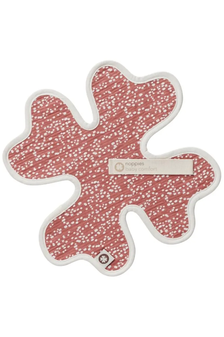 speendoekje_fancy_dot_clo_4-1.webp Noppies Slabbetjes & Doekjes | Thuis<Speendoekje Fancy Dot Clover Ø27 Cm - Brick Dust