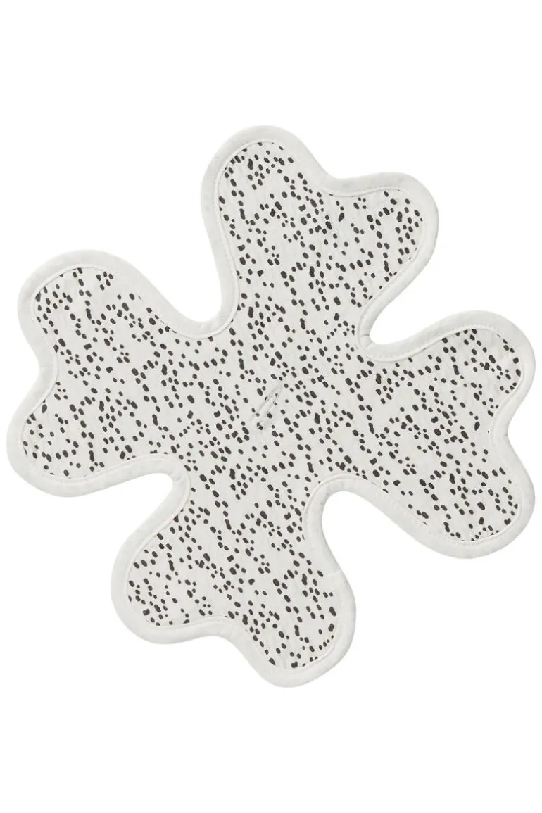 speendoekje_fancy_dot_clo_8.webp Noppies Slabbetjes & Doekjes | Thuis<Speendoekje Fancy Dot Clover Ø27 Cm - Forged Iron