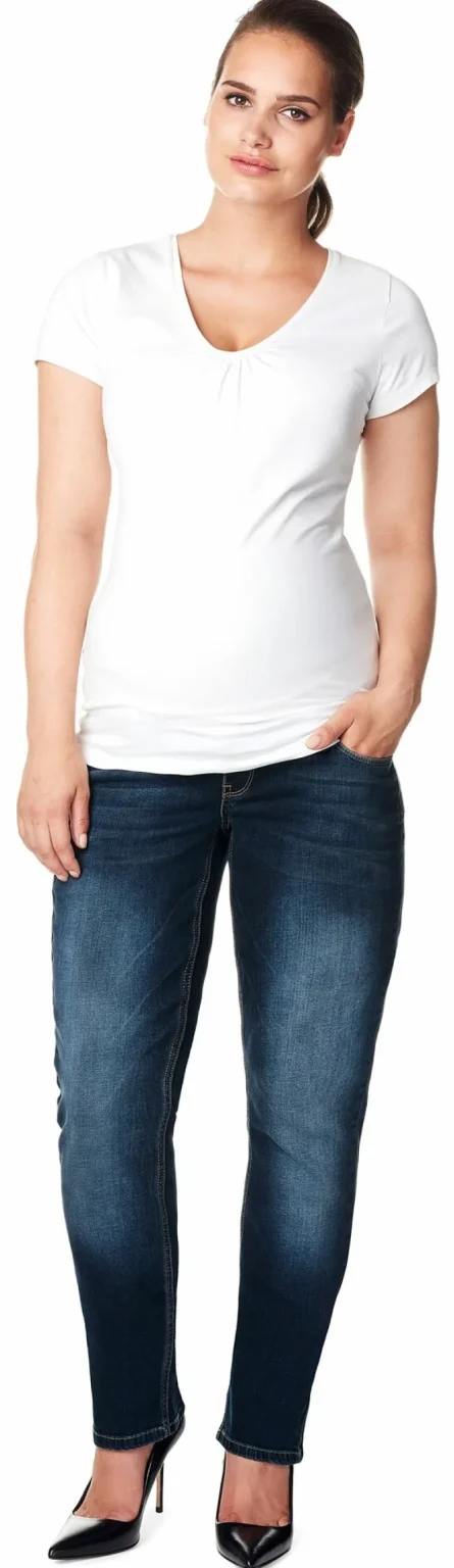 Noppies Jeans<Straight Jeans Mena Plus Size - Dark Stone Wash