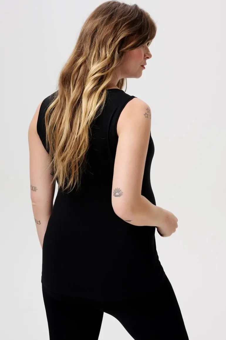 tanktop__black_1.webp Noppies Tops<Tanktop - Black