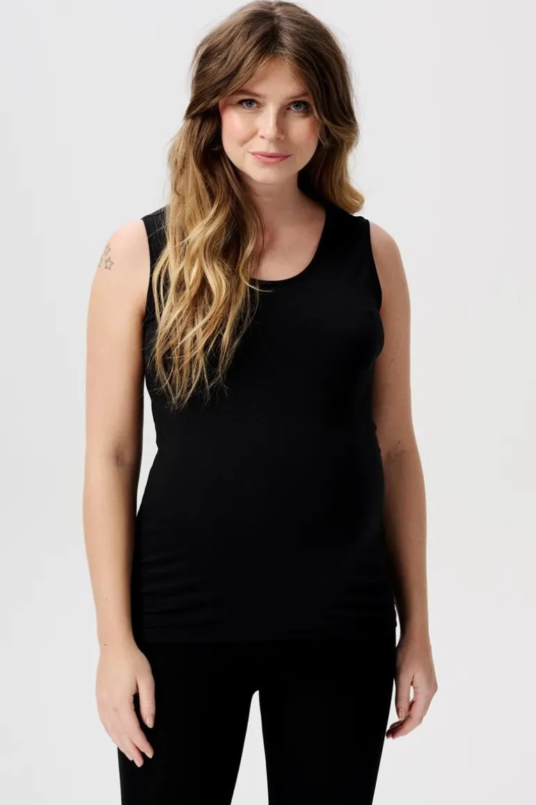 tanktop__black_7.webp Noppies Tops<Tanktop - Black