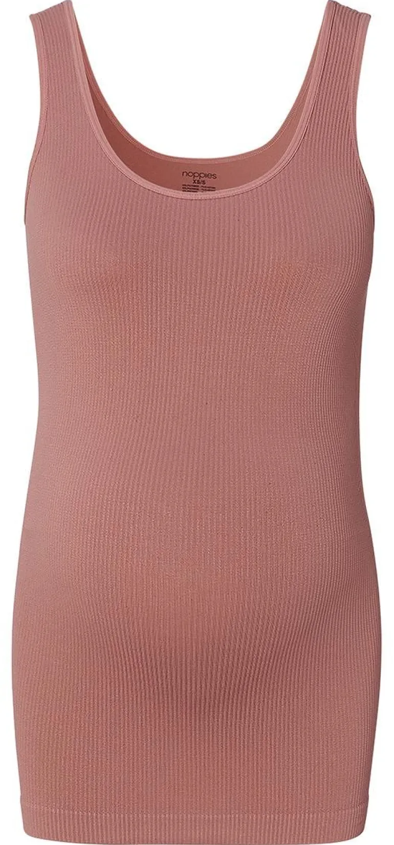 tanktop_rib_sama__burlwoo_2.webp Noppies Tops<Tanktop Rib Sama - Burlwood