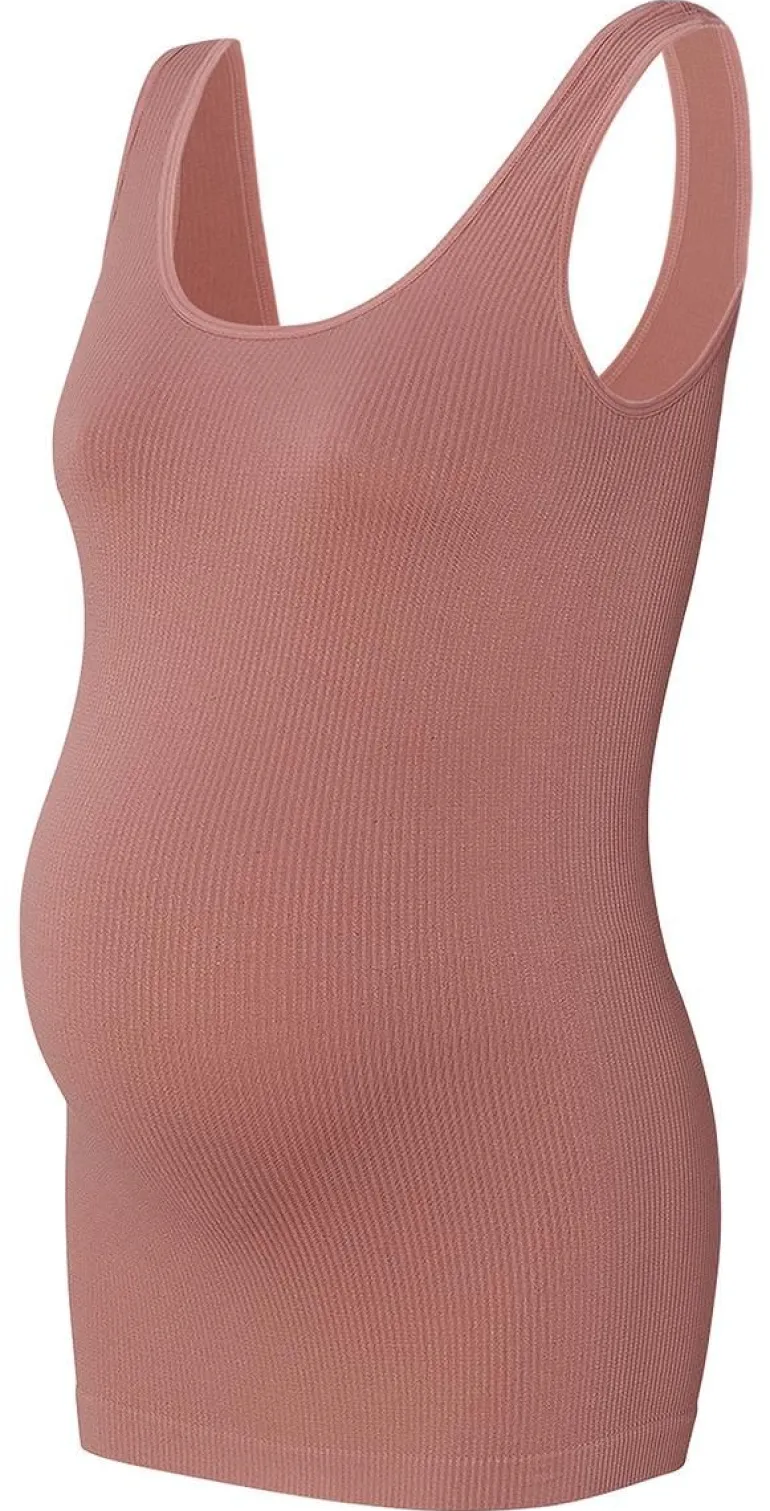 tanktop_rib_sama__burlwoo_4.webp Noppies Tops<Tanktop Rib Sama - Burlwood