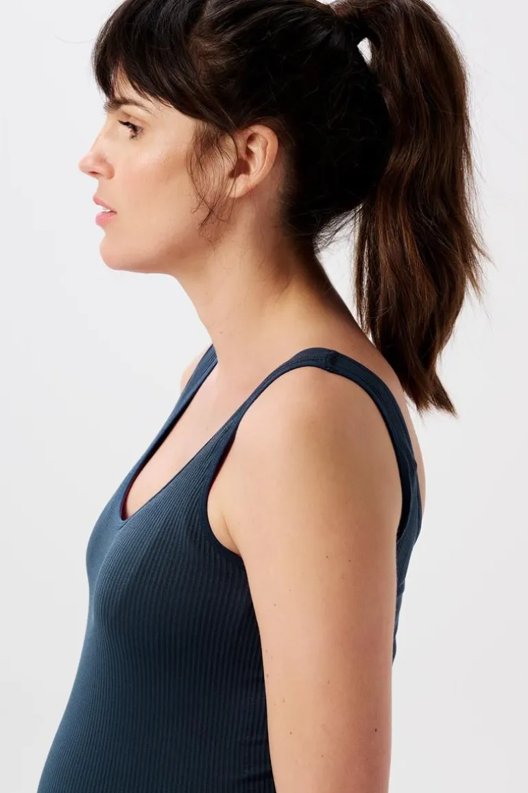 tanktop_rib_sama__night_5.webp Noppies Tops<Tanktop Rib Sama - Night
