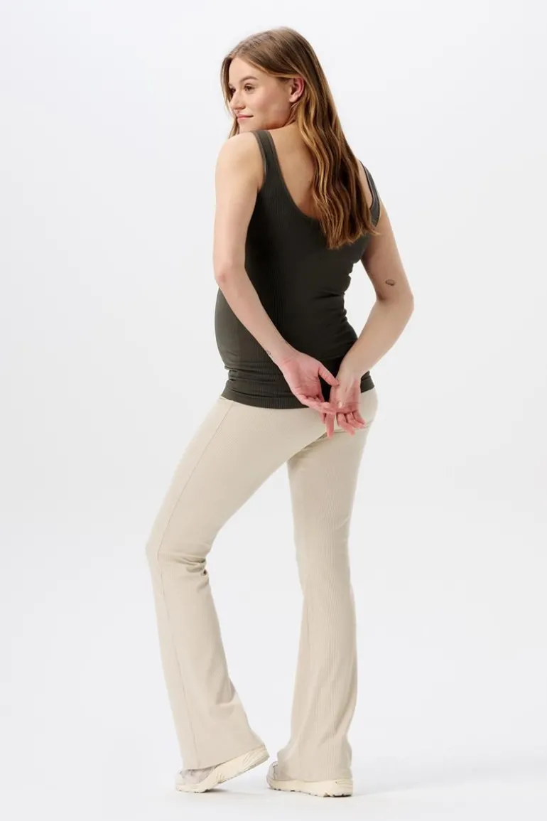 tanktop_rib_sama__olive_7.webp Noppies Tops<Tanktop Rib Sama - Olive