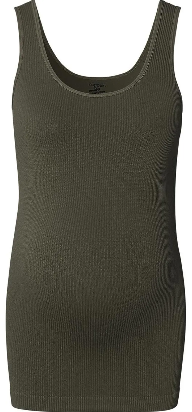 tanktop_rib_sama__olive_8.webp Noppies Tops<Tanktop Rib Sama - Olive