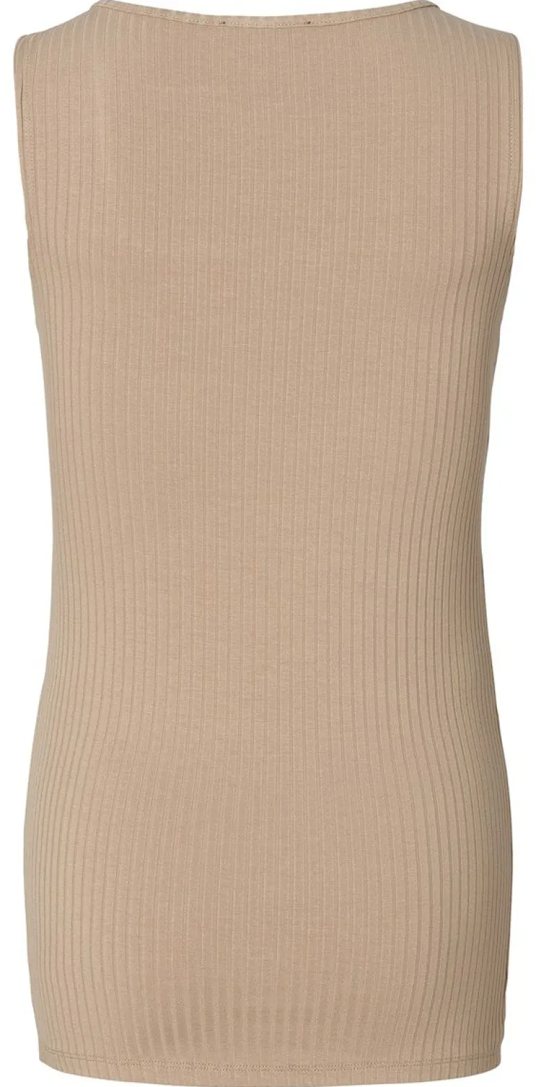 top_square_neck__desert_t_3.webp Noppies Tops<Top Square Neck - Desert Taupe