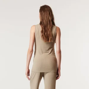 Noppies Tops<Top Square Neck - Desert Taupe
