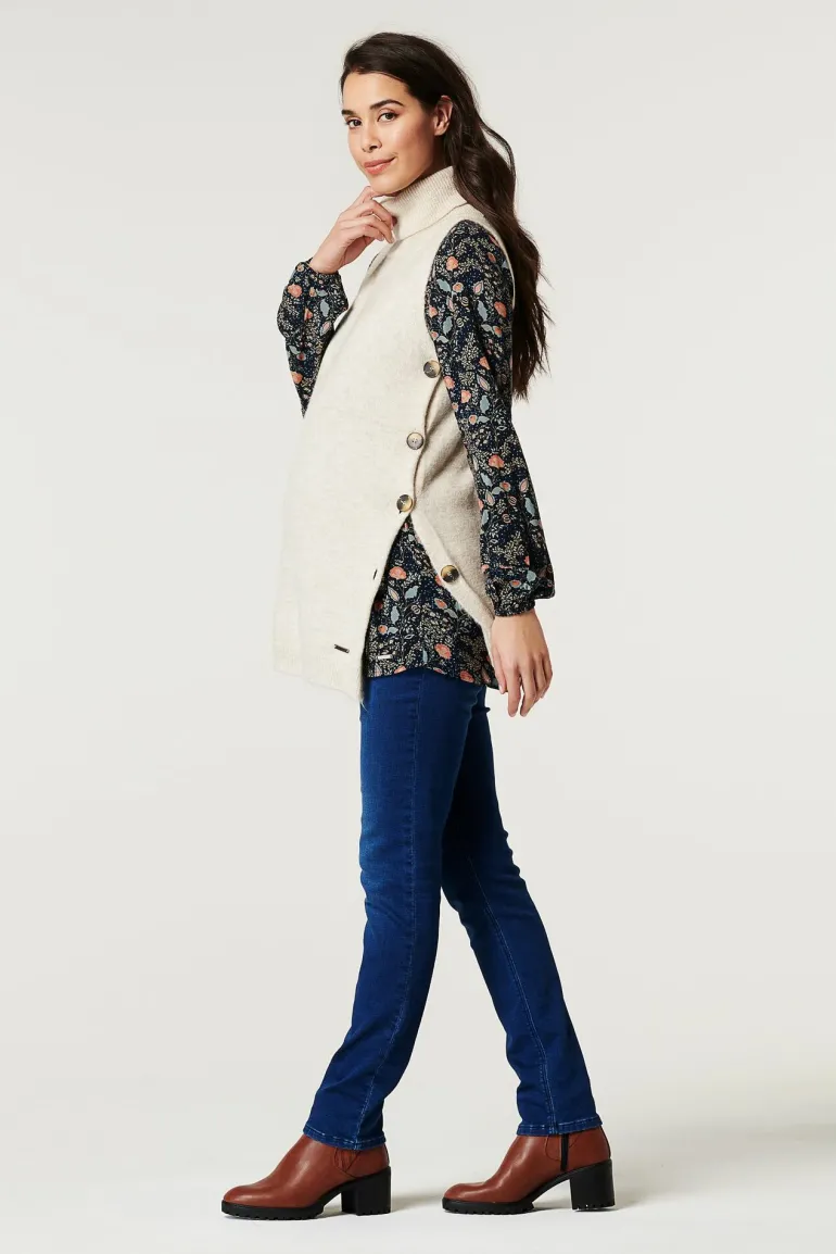 trui__oatmeal_melange_5.webp Noppies Truien & Sweaters | Truien & Sweaters<Trui - Oatmeal melange