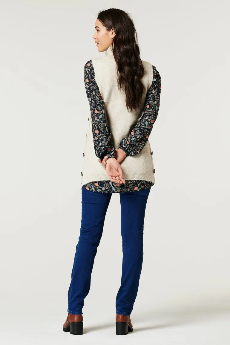 trui__oatmeal_melange_8.webp Noppies Truien & Sweaters | Truien & Sweaters<Trui - Oatmeal melange