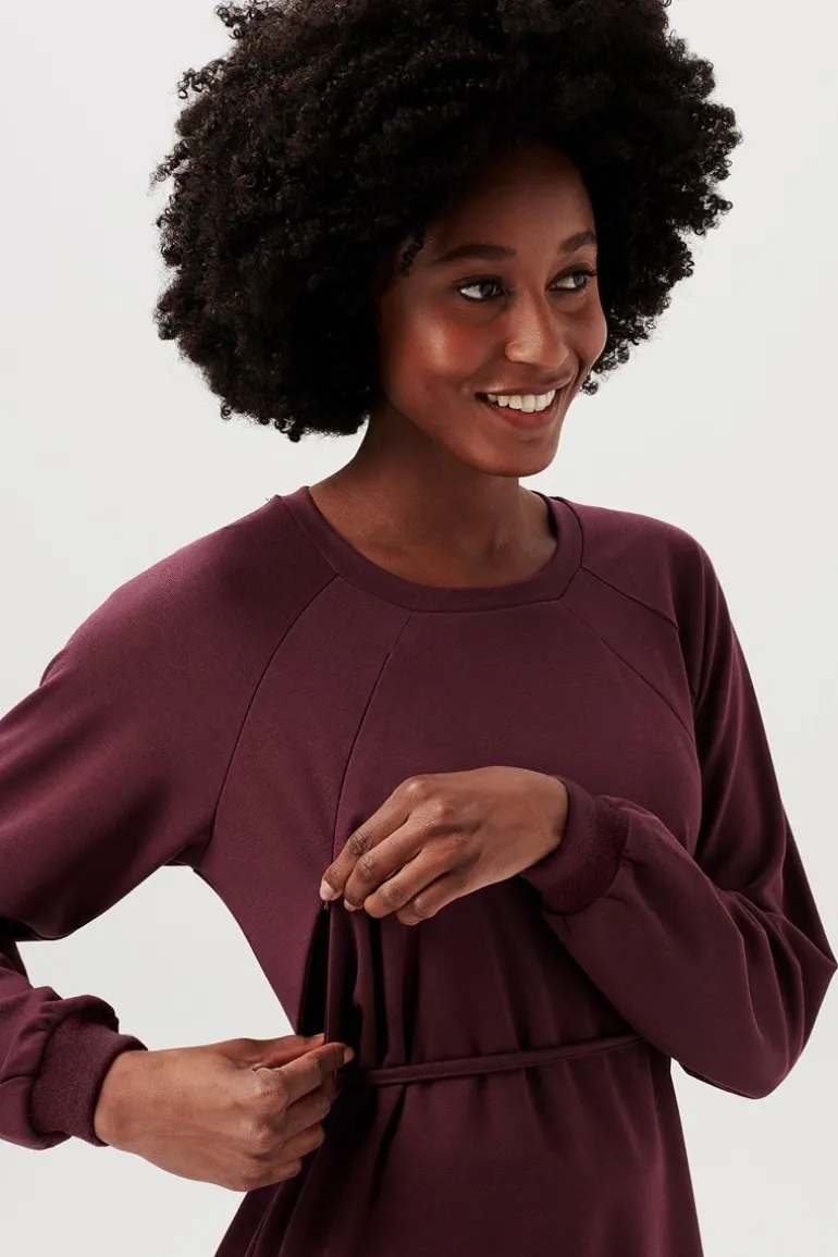 trui__plum_brown_14.webp Noppies Truien & Sweaters | Truien & Sweaters<Trui - Plum Brown