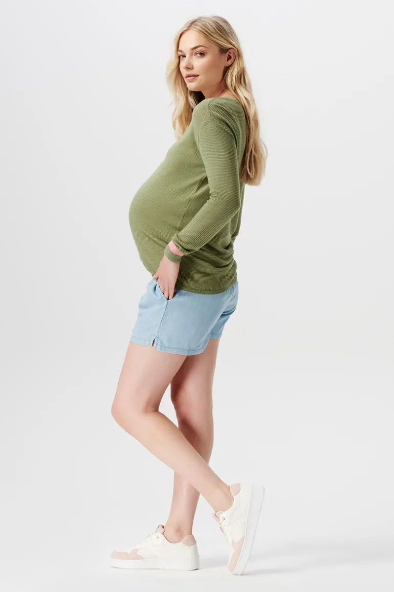 trui__real_olive_5.webp Noppies Truien & Sweaters<Trui - Real Olive
