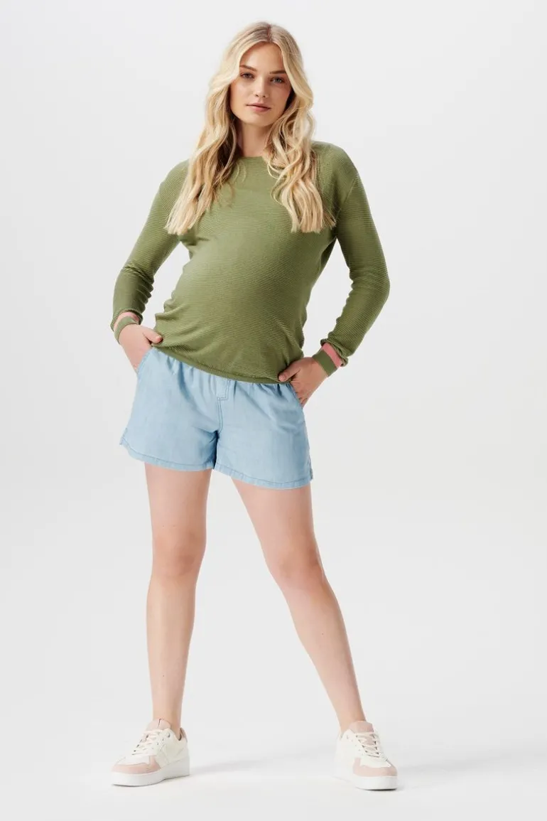 trui__real_olive_6.webp Noppies Truien & Sweaters<Trui - Real Olive