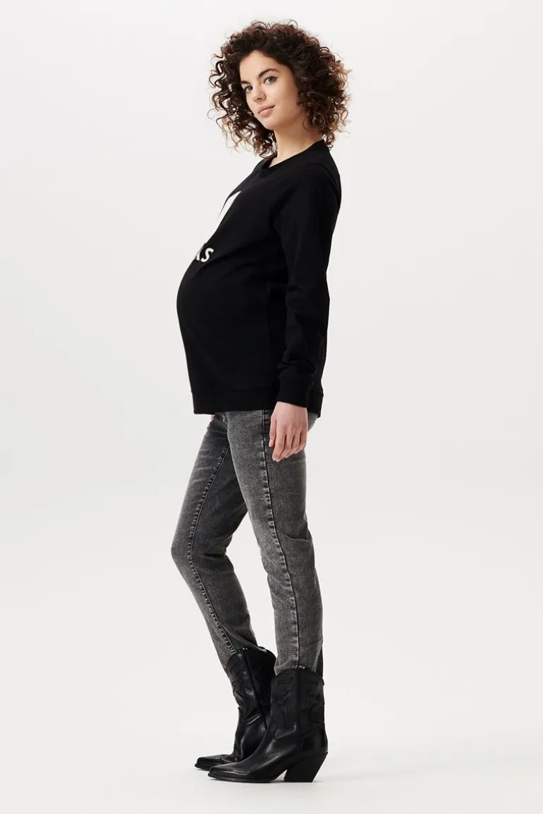 trui_abridge__black_12.webp Noppies Truien & Sweaters<Trui Abridge - Black