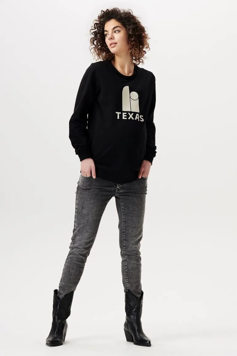 trui_abridge__black_7.webp Noppies Truien & Sweaters<Trui Abridge - Black