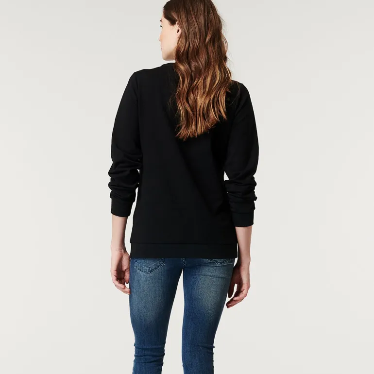 trui_amour__black_6.webp Noppies Truien & Sweaters<Trui Amour - Black