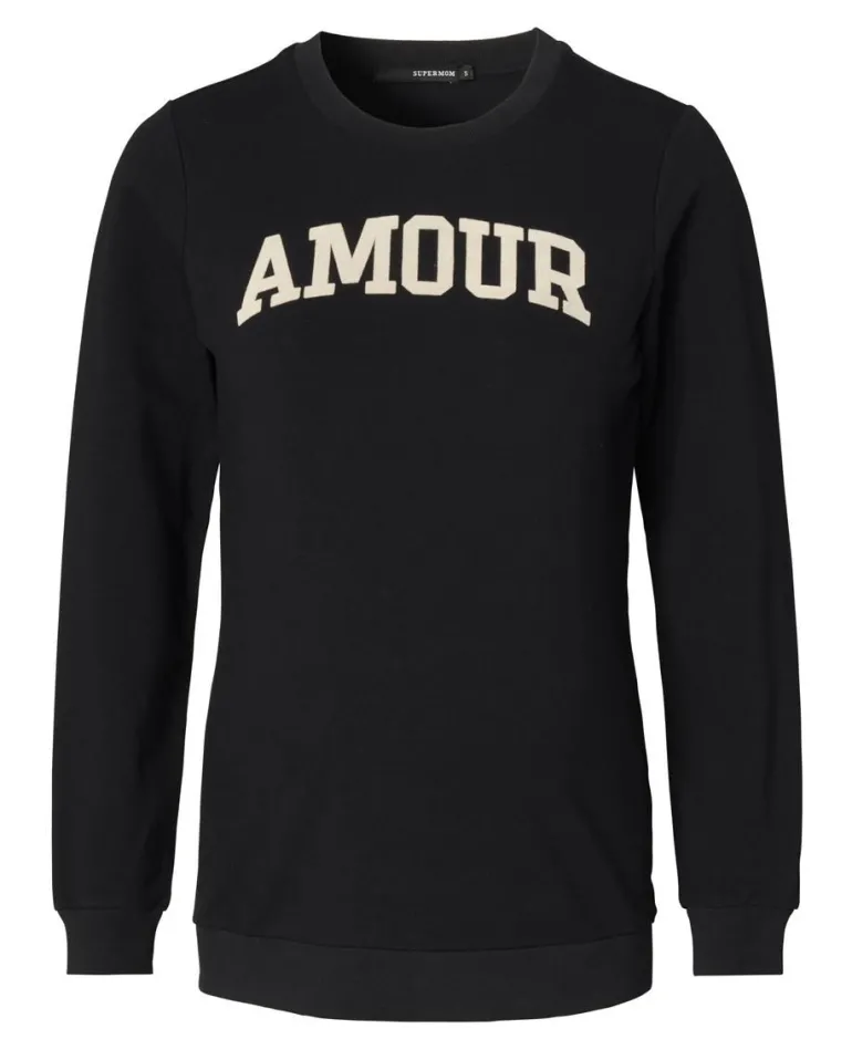 trui_amour__black_9.webp Noppies Truien & Sweaters<Trui Amour - Black