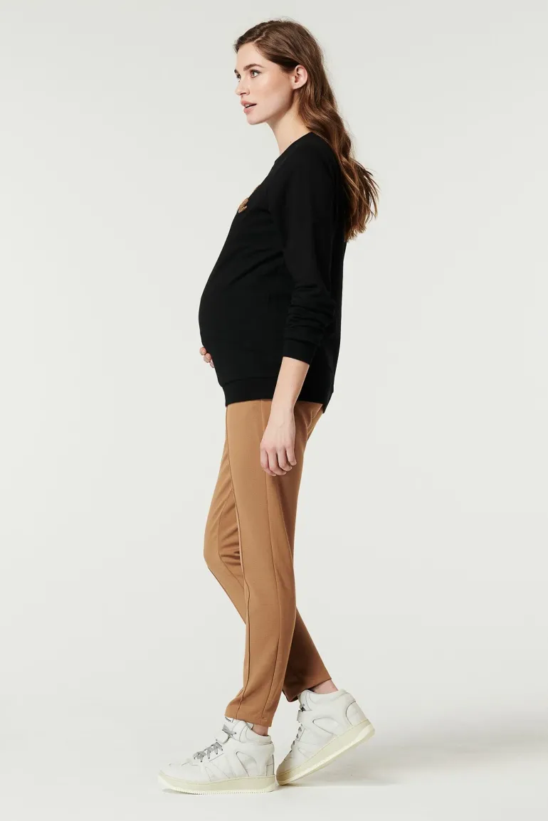 trui_black_panther__black_12.webp Noppies Truien & Sweaters<Trui Panther - Black