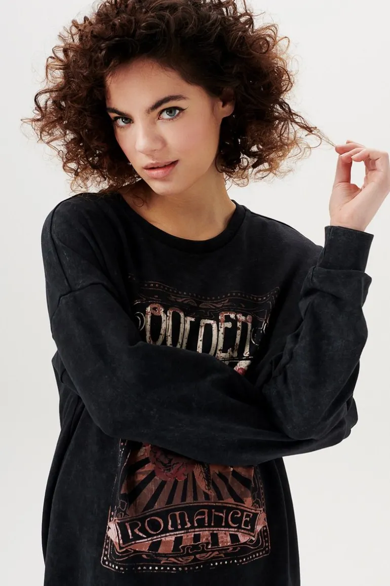 trui_canton__black_7.webp Noppies Truien & Sweaters<Trui Canton - Black